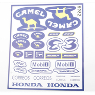 Наклейки CAMEL 5982 (винил, 230 х 260 мм., 29 шт.)
