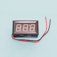 Вольтметр цифровой 5-30В (ЖЕЛТЫЙ дисплей LED 0.56" на 2 провода)
