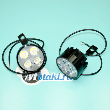 Прожекторы светодиодные со стойками под зеркала (2 шт. 4 LED)