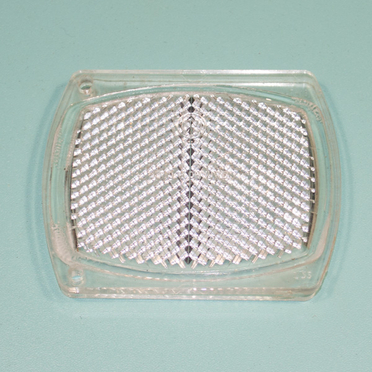 Катафот на спицы вело квадрат (белый, 70 x 85 мм.)