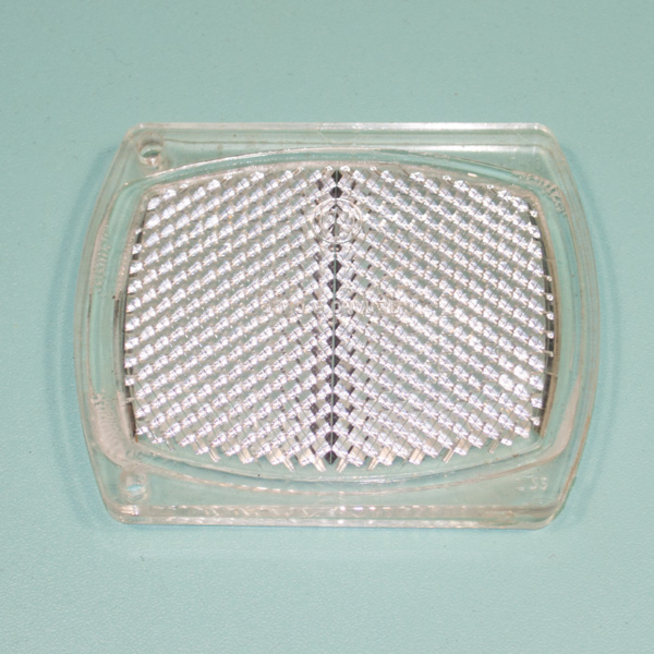 Катафот на спицы вело квадрат (белый, 70 x 85 мм.)