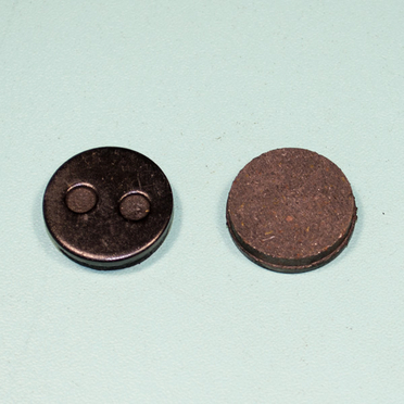 Колодки вело дисковые HPD-02 (2 шт. круглые D21 мм. БЕЗ УСОВ)