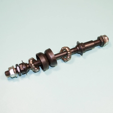 Ось задней втулки вело MTB (3/8"*180, гайки, конуса, чашки, подшипники, втулка)