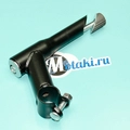 Вынос руля вело угловой (косая гайка, h150 x 100 x D22.2 мм) ЧЕРНЫЙ
